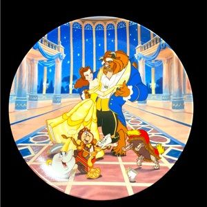 Vintage “Love’s First Dance” collector’s plate - Beauty & The Beast